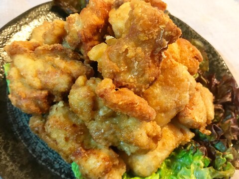 冷たい油から!サクッとジューシー鶏のからあげ